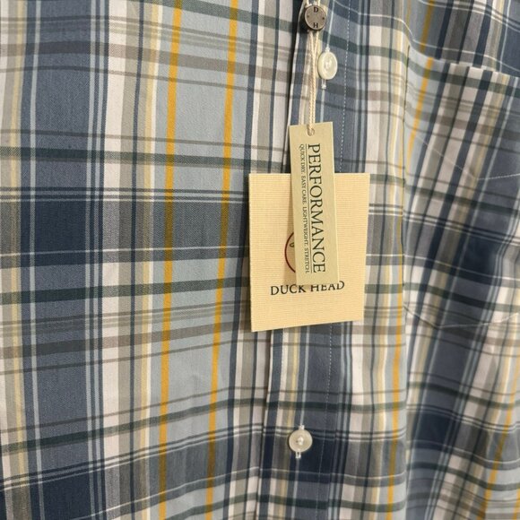 Duck Head Walton Performance Poplin Sport Long-Sleeve Shirt Size: Medium NWT - Picture 10 of 11